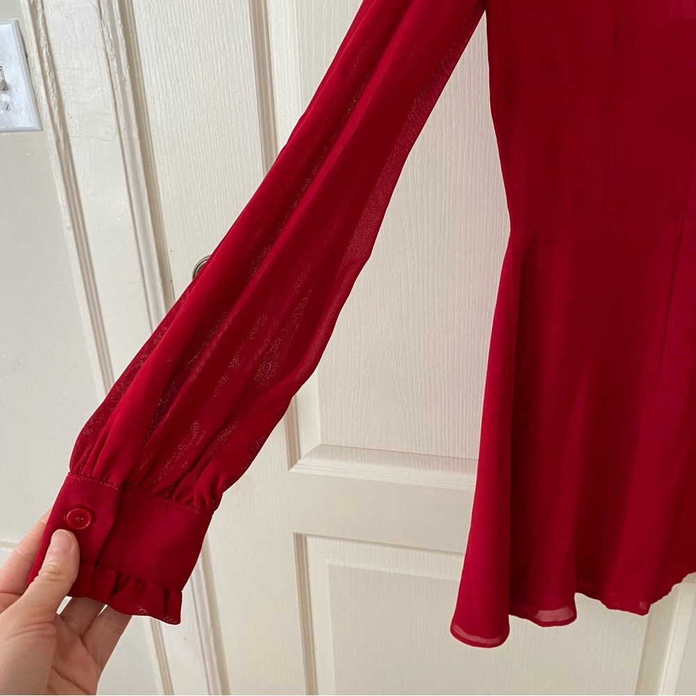 Reformation Red Mini Dress - Picture 13 of 15